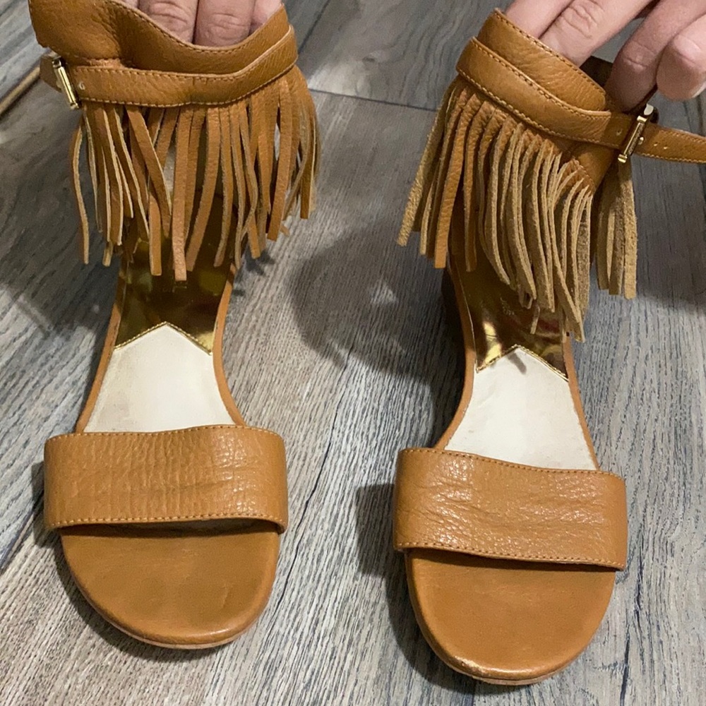 Michael Kors fringe sandals!